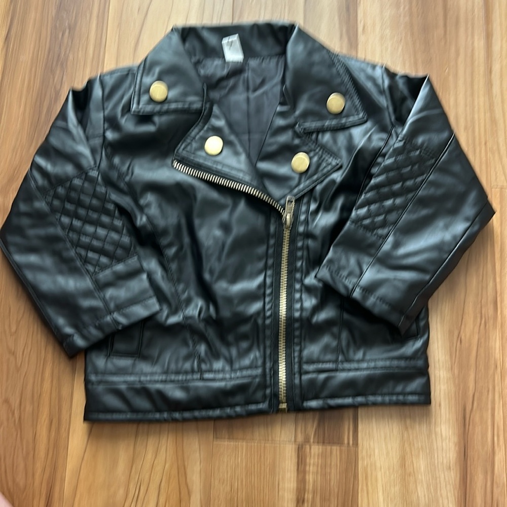 Youth faux leather jacket